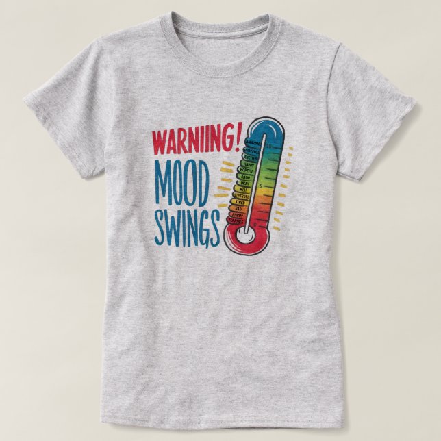 Camiseta Medidor de humor (Frente do Design)