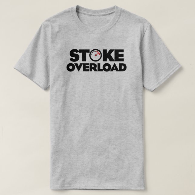 Camiseta Medidor de Sobrecarga de Stoke (Frente do Design)