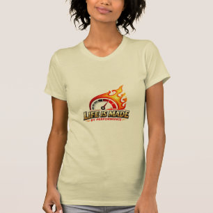 Camiseta Medidor de Velocidade da Chama de Desempenho da Vi