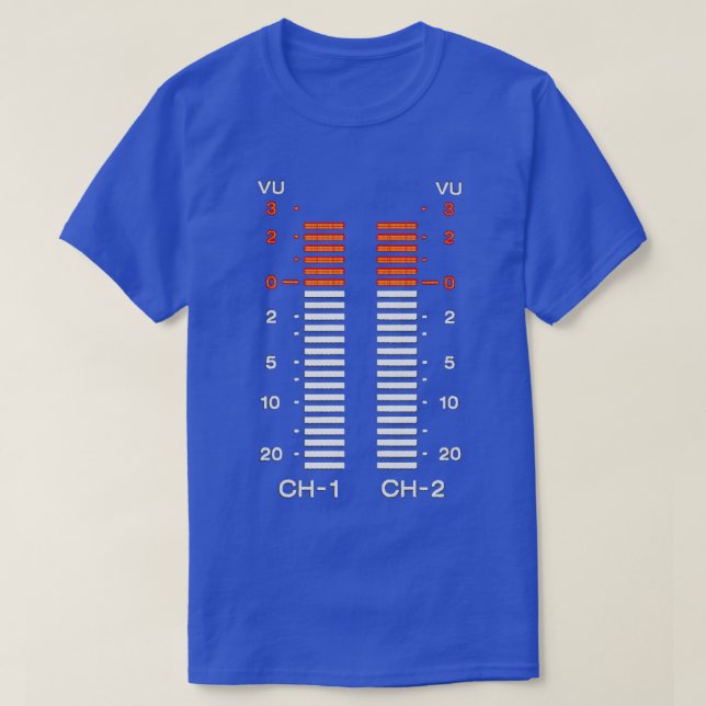 Camiseta medidor de vu (Frente do Design)