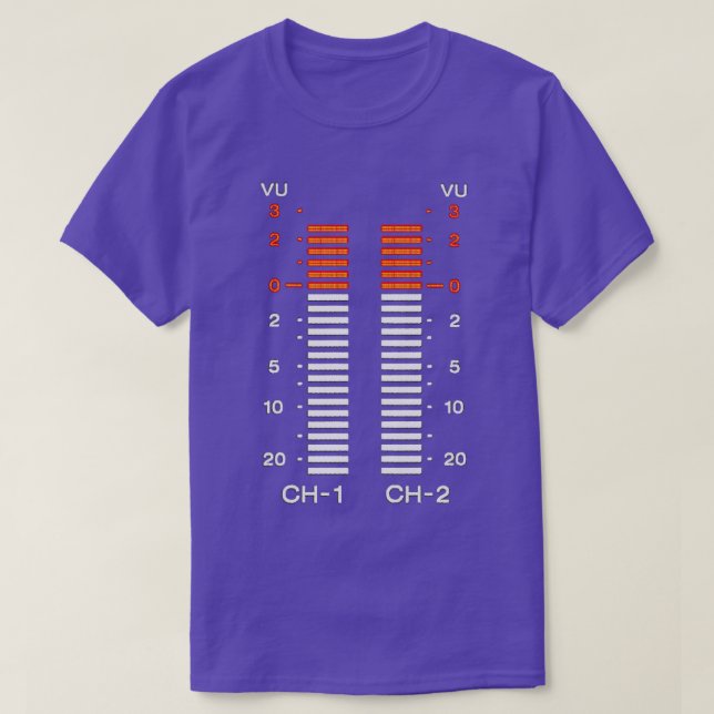 Camiseta medidor de vu (Frente do Design)