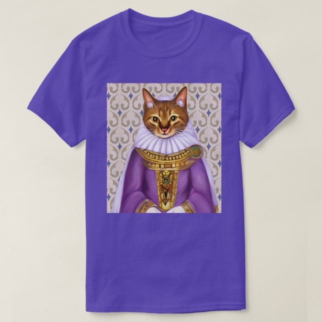 Camiseta Medieval Cat Maiden (Frente do Design)