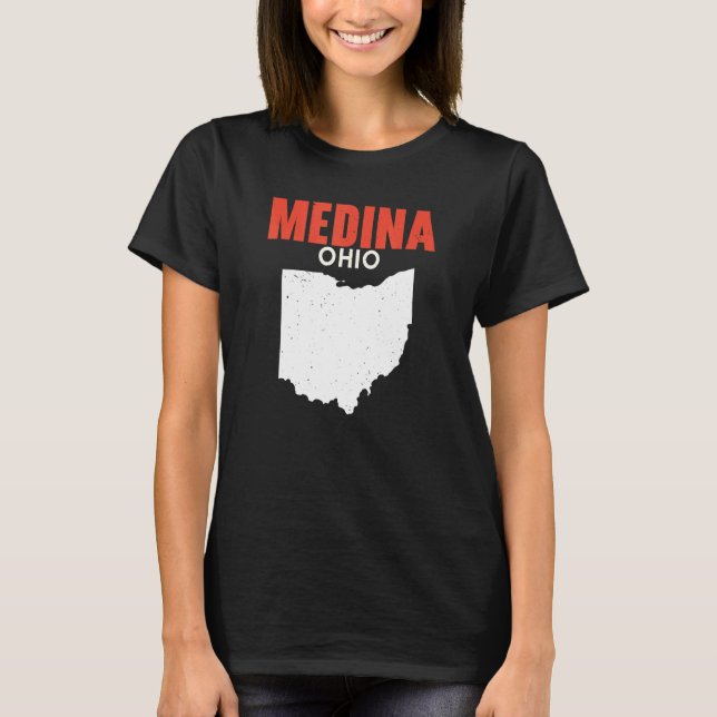 Camiseta MEDINA Ohio EUA State America Viagem Ohioan (Frente)