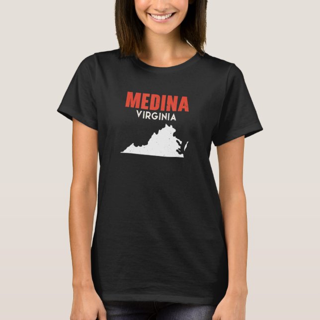 Camiseta Medina Washington USA State America Travel Washing (Frente)