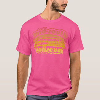 Camiseta Médio-Coliseu Sul Logotipo Sunset Memphis Tennesse