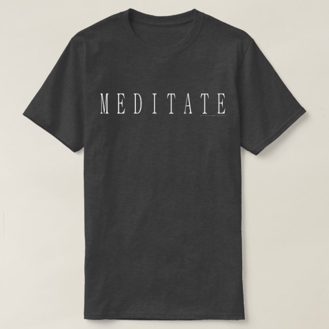 Camiseta Meditação (Frente do Design)