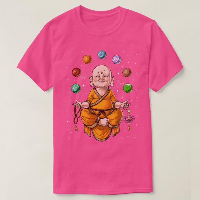 Camiseta Meditação Baby Buddha (Frente do Design)