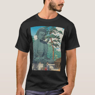 Camiseta Meditação Budismo Zen de Estátua Buddha Daibutsu