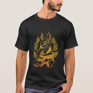 Camiseta Meditação budista espiritual Zen Mantra
