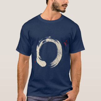 Camiseta Meditação budista Yoga Bonsai Zen Enso Círculo