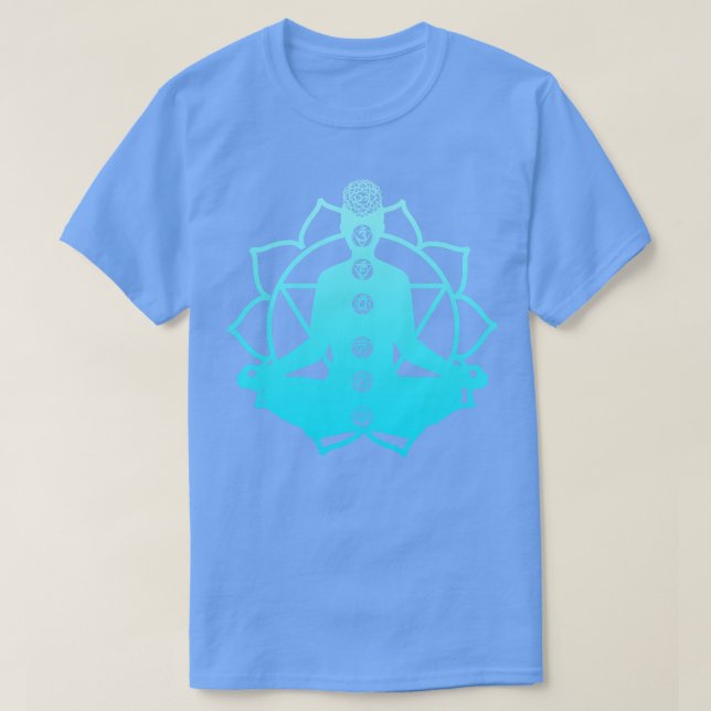 Camiseta Meditação Chakra Espiritualidade Yoga Om Zen (Frente do Design)
