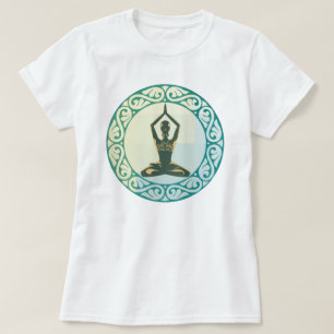 Camiseta Meditação de Dose Sentada Por Exercício Yoga