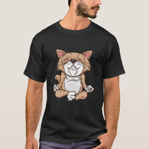 Camiseta Meditação de Gatos Engraçados Meditação de Gato Yo