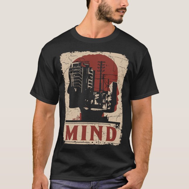 Camiseta Meditação de Mente Urbana Design (Frente)