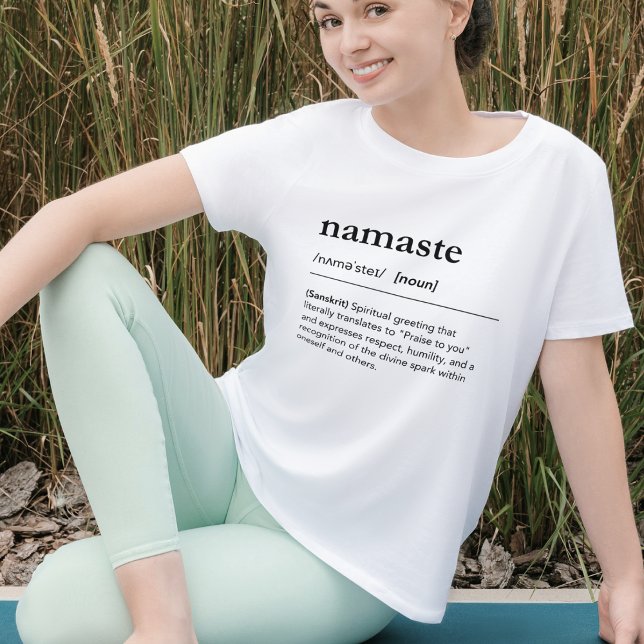 Camiseta Meditação de Nomes Modernos Yoga Espiritual (Criador carregado)