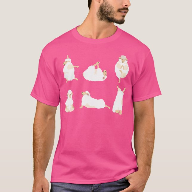 Camiseta Meditação de Relaxamento da Postura do Corpo de Po (Frente)