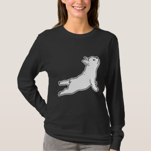 Camiseta Meditação de Yoga Bulldog Francês