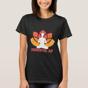 Camiseta Meditação de Yoga de Meme Engraçado Atento Pra Car