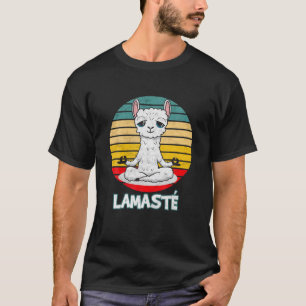 Camiseta Meditação de Yoga Lama - Namaste