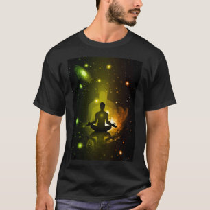 Camiseta Meditação de Yoga - Universo Buda