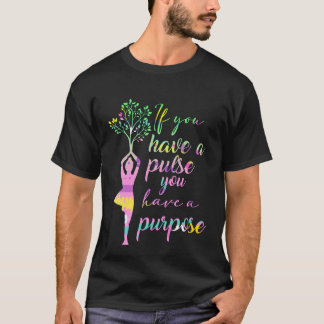 Camiseta Meditação De Yoga Você Tem Impulso Que Tem Propósi