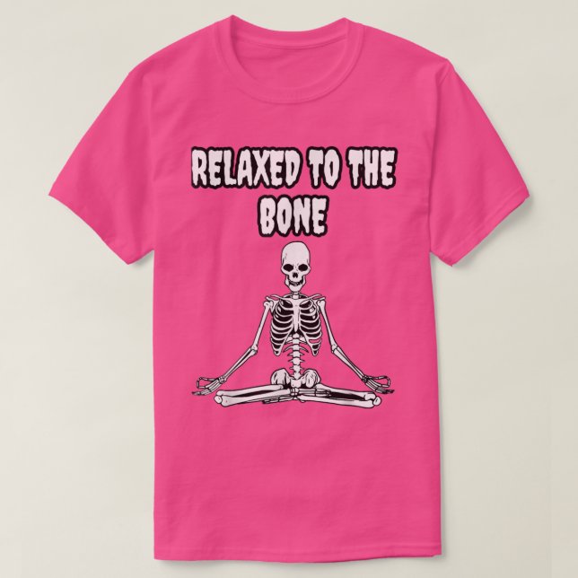 Camiseta Meditação, Diversão, Halloween, YogaPose Engraçado (Frente do Design)