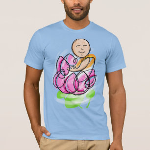 Camiseta Meditação do Monge Lótus