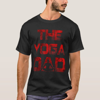 Camiseta Meditação do Pai Mens Yoga Namaste Dia de os pais 