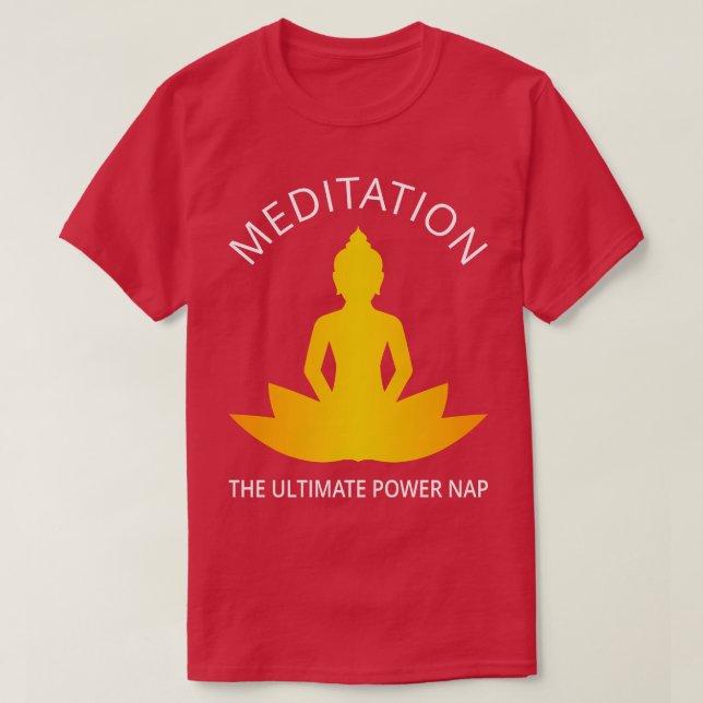 Camiseta Meditação Do Último Power Nap III (Frente do Design)