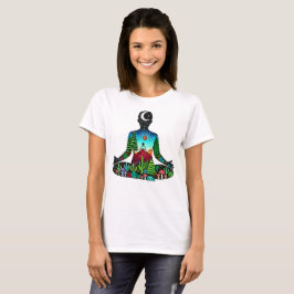Camiseta meditação e yoga