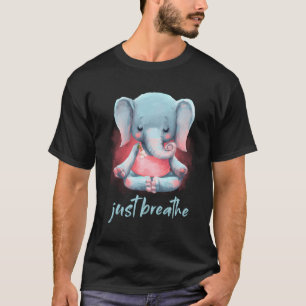 Camiseta Meditação Elefante Ganesha Tee Pilates Yoga Anima