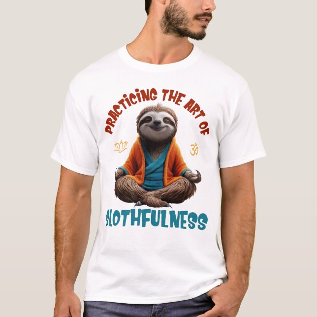 Camiseta Meditação Engraçada, A Arte Da Lutalidade (Frente)