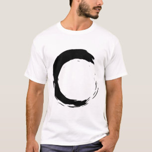 Camiseta Meditação Enso Círculo Mindfulness Buda Budista