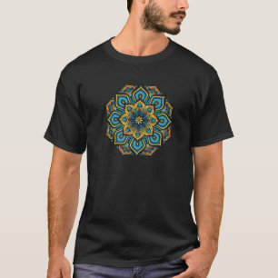 Camiseta Meditação espiritual de Yoga Mandala Mantra Ge sag