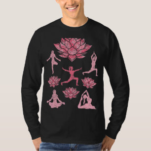 Camiseta Meditação Espiritual Lótus Flor Blossomas Yo