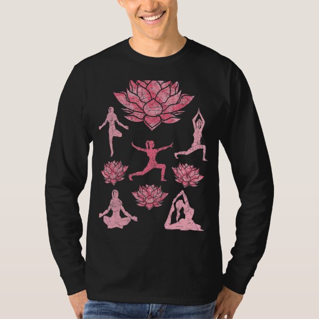 Camiseta Meditação Espiritual Lótus Flor Blossomas Yo (Frente)