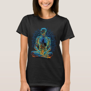 Camiseta Meditação Espiritual Yoga Chakra de Energia _1