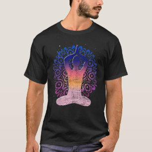 Camiseta Meditação Espiritual Yogi Colorido Mandala Namaste