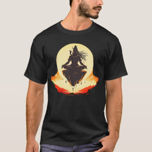 Camiseta Meditação Har Har Mahadev Lord Shiva