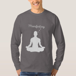 Camiseta Meditação Manifestante Visual para Vibes Positivas