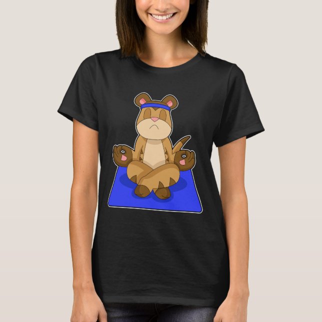 Camiseta Meditação Meerkat Yoga (Frente)