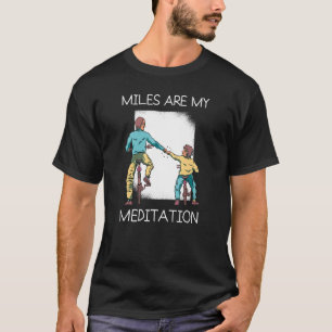 Camiseta Meditação Miles - Bicicleta De Pedra-Montanha Bici