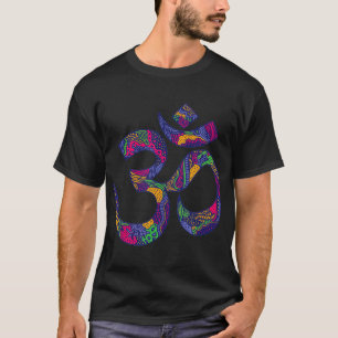 Camiseta Meditação Om Shanti Peace Aum Yoga Ganapati