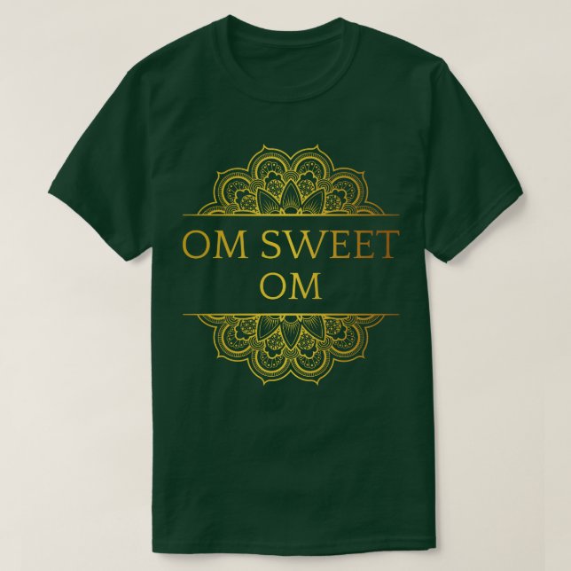 Camiseta Meditação Om Sweet Om I (Frente do Design)