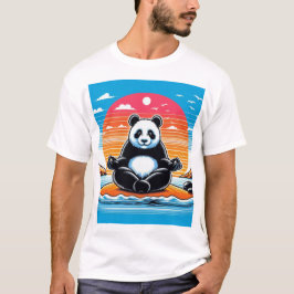Camiseta Meditação Panda Unisex