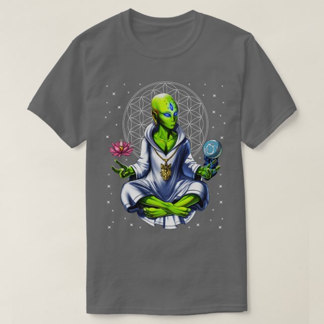 Camiseta Meditação Psicodélica (Frente do Design)