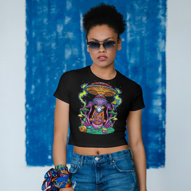 Camiseta Meditação Psicodélica (Criador carregado)