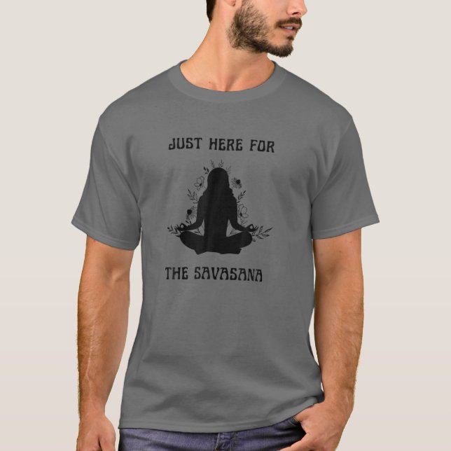 Camiseta Meditação Savasana Yoga E Yogi Nova Malhação (Frente)