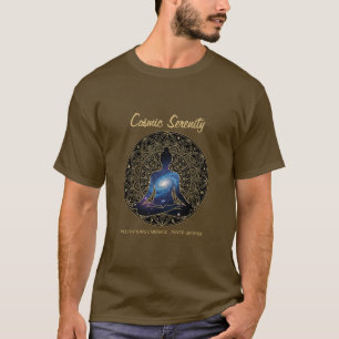 Camiseta Meditação Serenidade Cósmica – Mandala da Galáxia