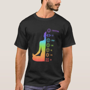 Camiseta Meditação Seven Chakras Yoga Espiritual